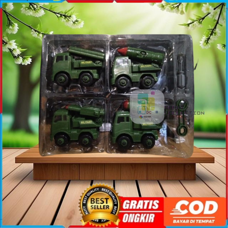 DIY TRUCK CONTRUCTION FIRE MILITARY MAINAN ANAK