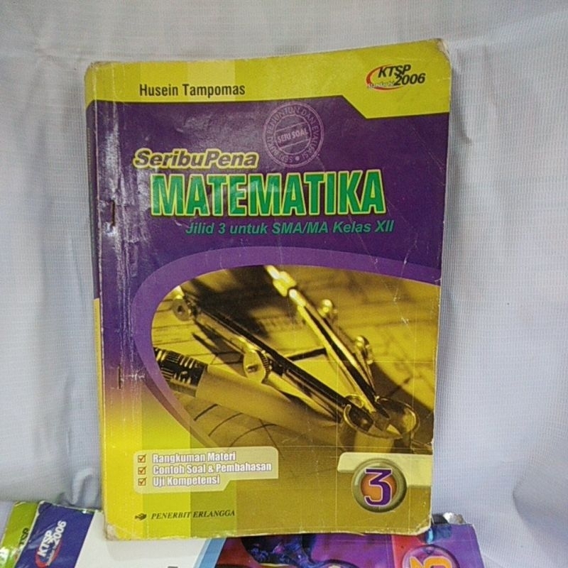 Seribupena MATEMATIKA JILID 3 KELAS 3 SMA KMPLAN SOAL DLL