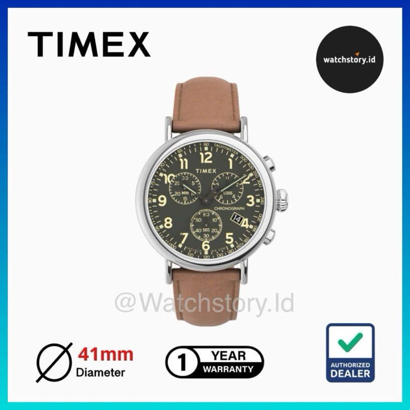 Jam Tangan Analog Timex Waterbury Chronograph TW2V27500