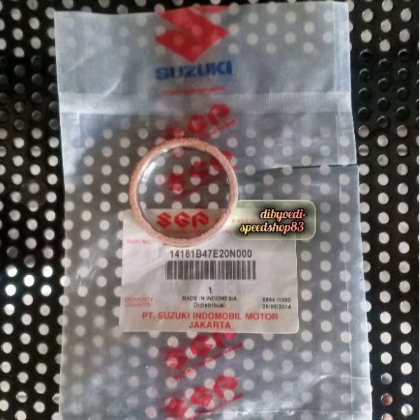 Paking knalpot Suzuki satria Fu original SGP gasket perpak knalpot atas satria Fu Asli