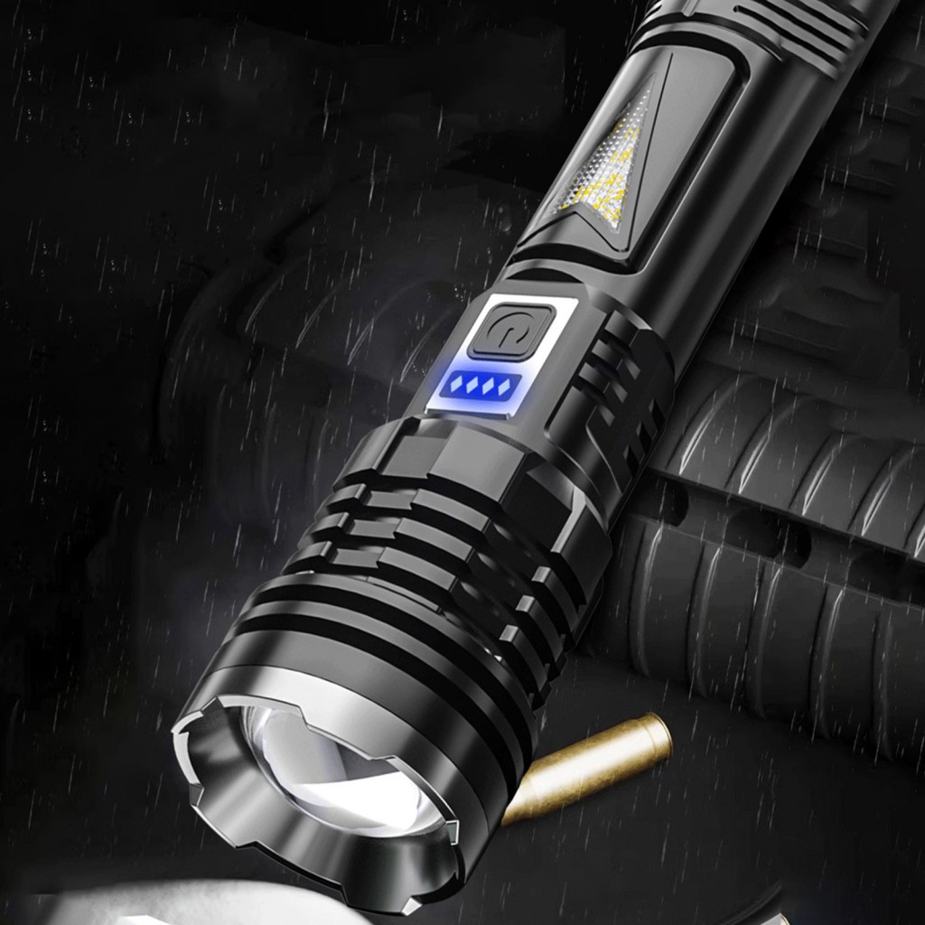 Tivany Senter LED Super Terang Berdaya Tinggi Jarak Jauh Anti Air Senter LED 20000 Lumens Original