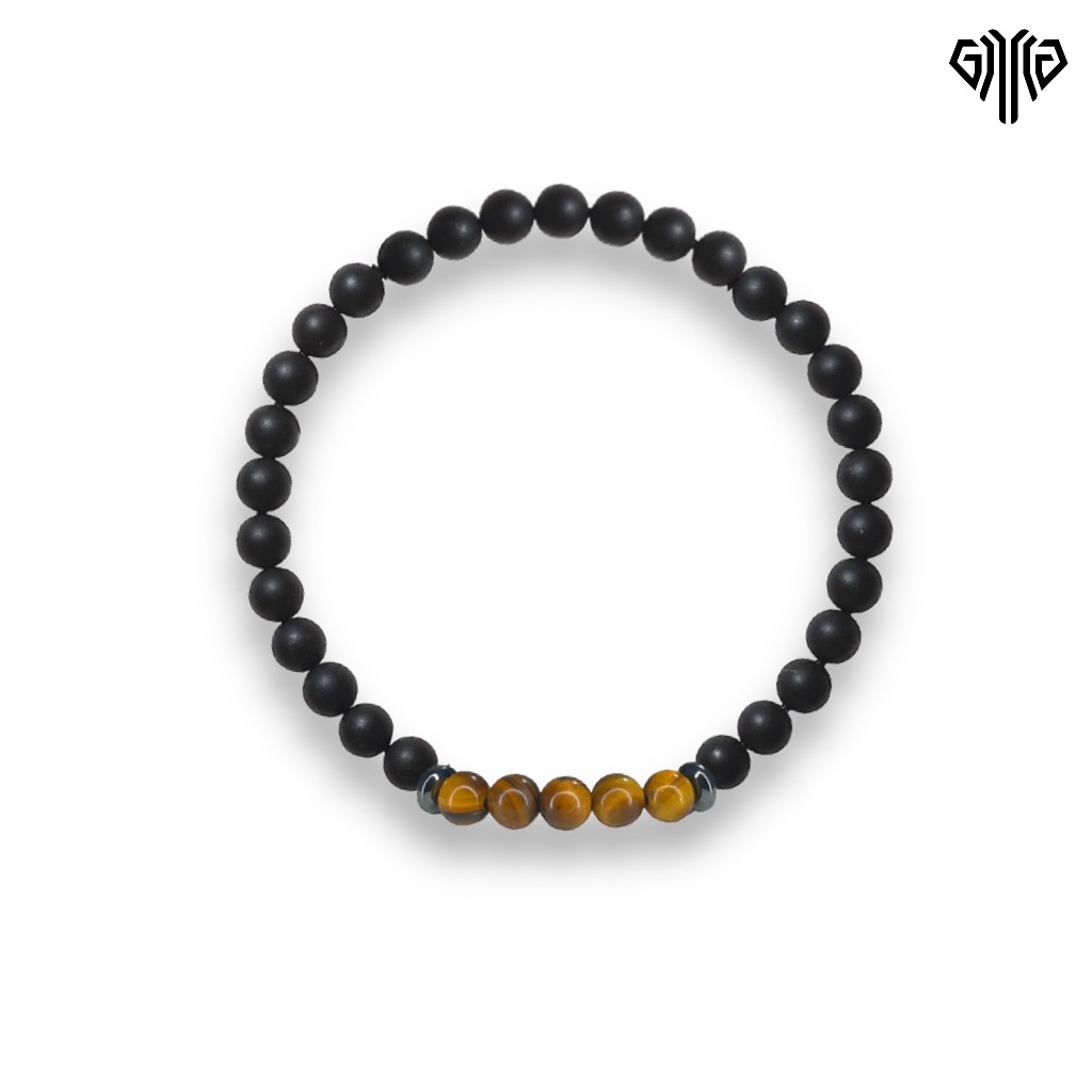 Gelang Batu Alam Tiger Eye Biduri Sepah 6mm Gelang Batu Akik Natural