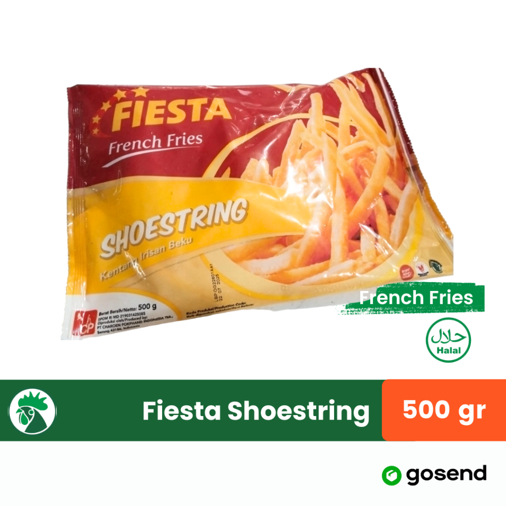 

Fiesta French Fries Shoestring Kentang Beku 500gr