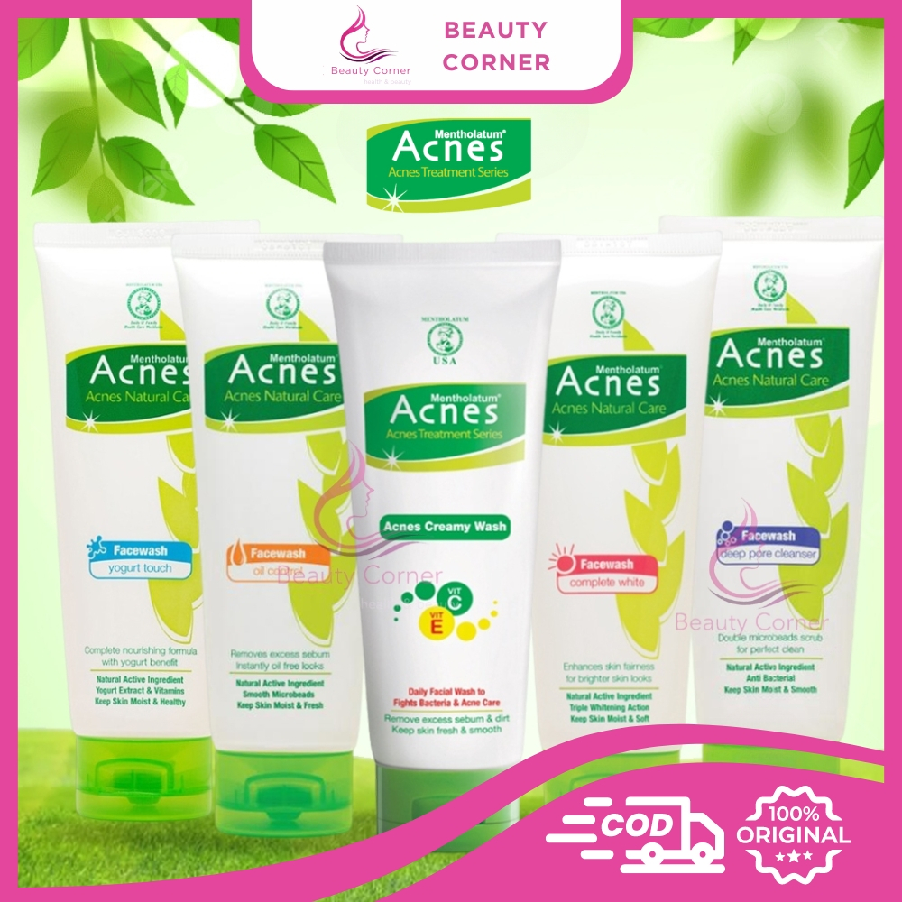 Acnes Natural Care Facial Wash | Creamy Wash | Complete | Oil Control | Deep Pore | Yogurt Touch - 1