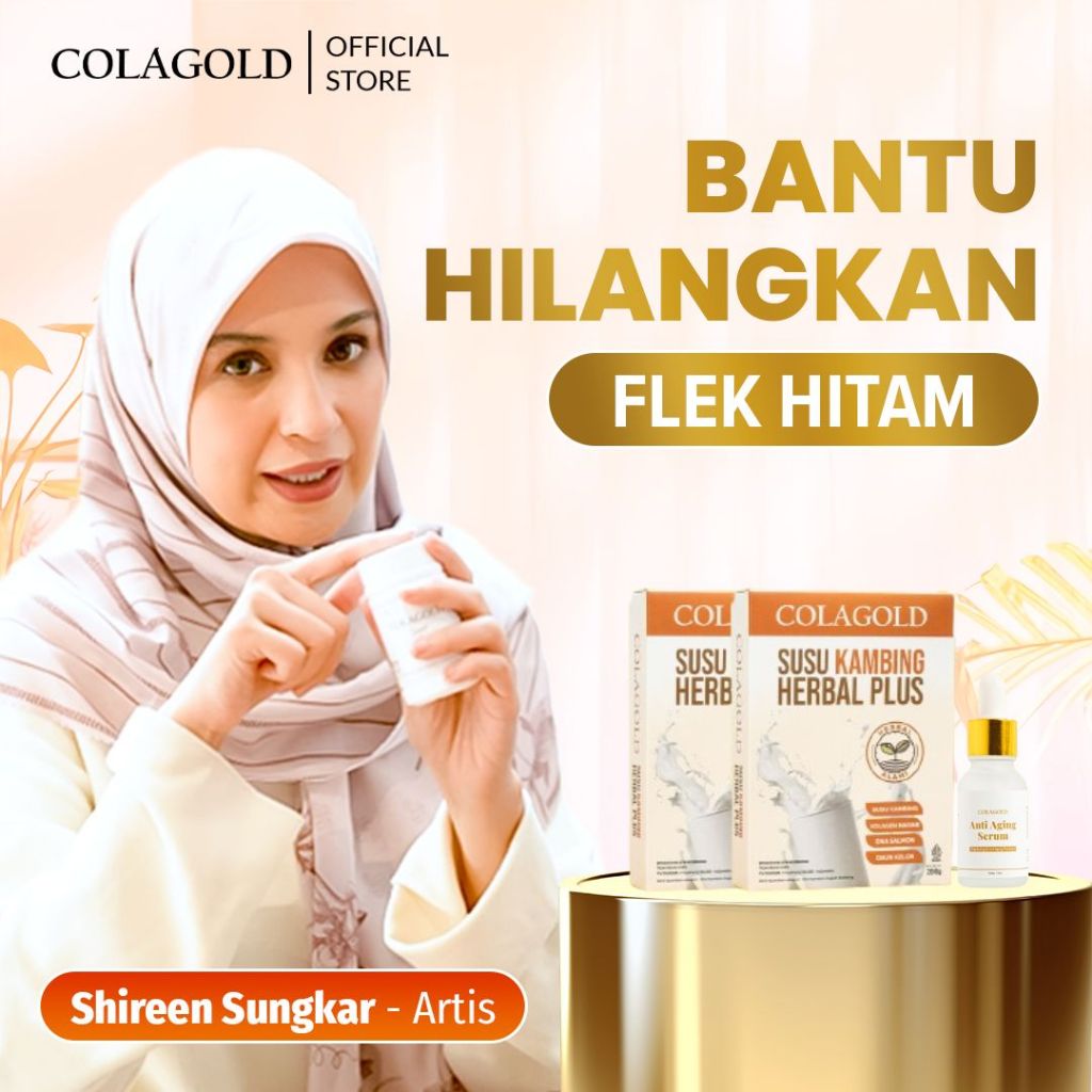 

Colagold Susu Colagen + Serum Anti Aging Anti Penuaan Dini Atasi Flek Hitam Kurangi Rambut Rontok