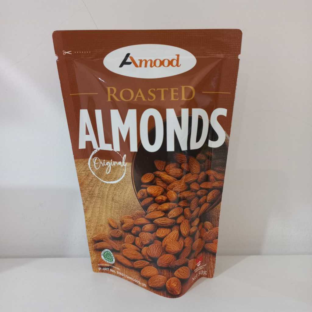 

Amood Roasted Almond Original 50 Gram Kacang Almond Panggang