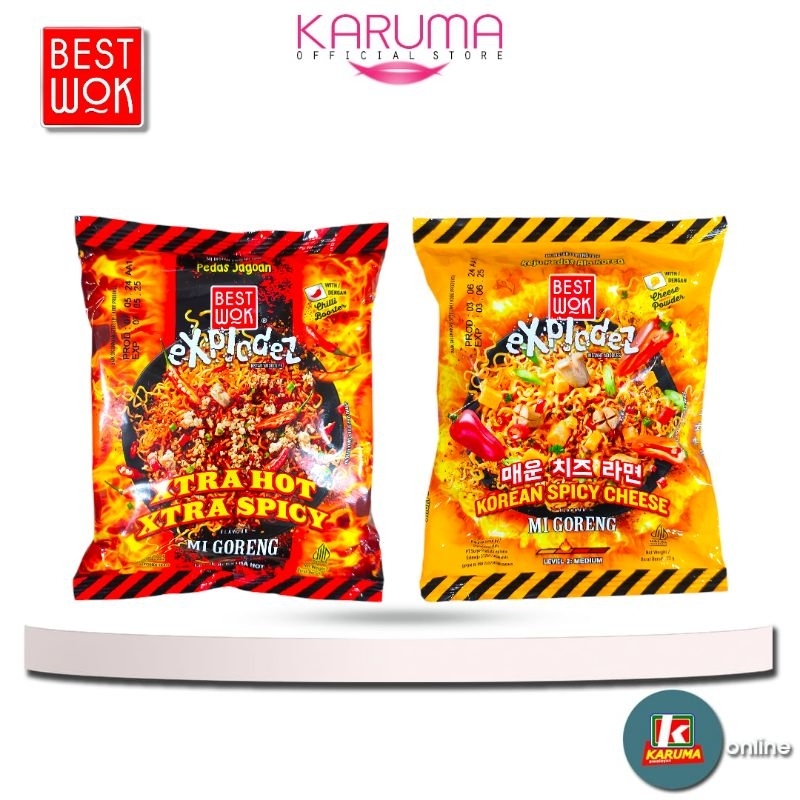 

Best Wok Mi Goreng Explodez Series 73-75g Mi Instan BestWok