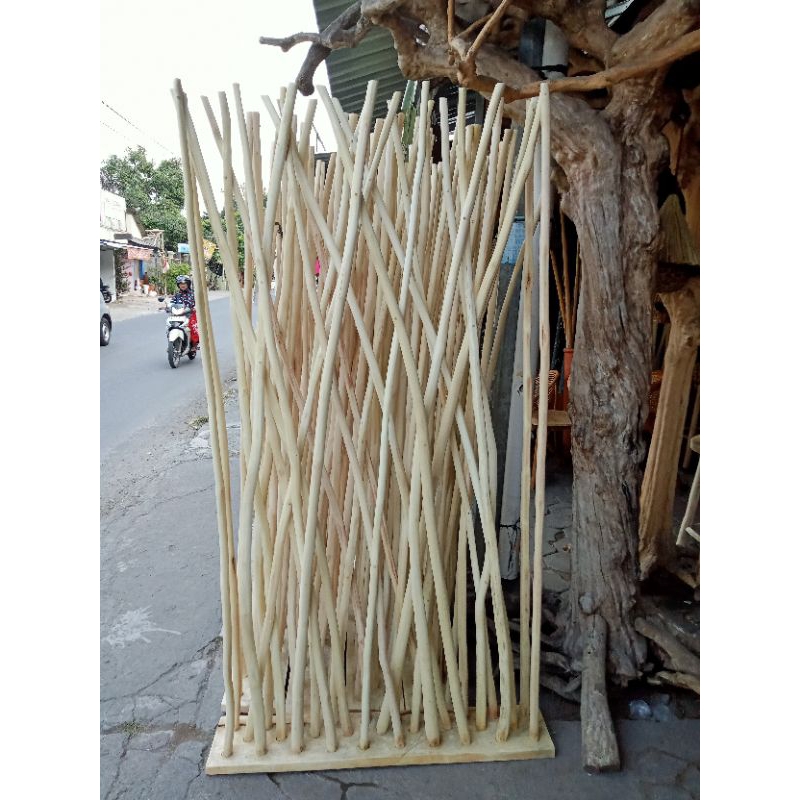 Devider Kayu Jati Penyekat Ruangan Selintru Kayu Jati Penyekat Ruangan Unik