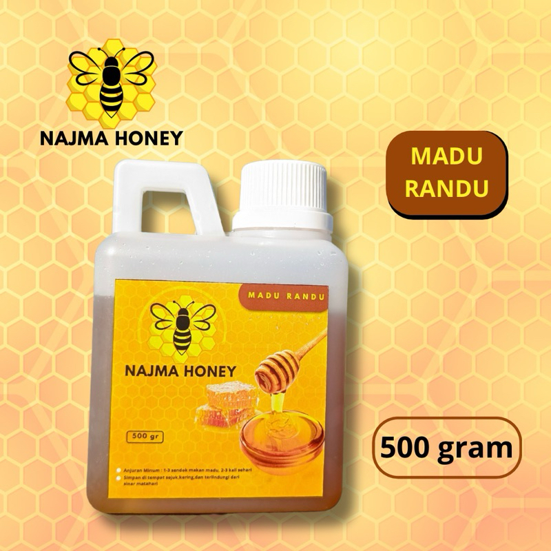 

Madu Randu Asli Murni Najma Honey 500 Gram