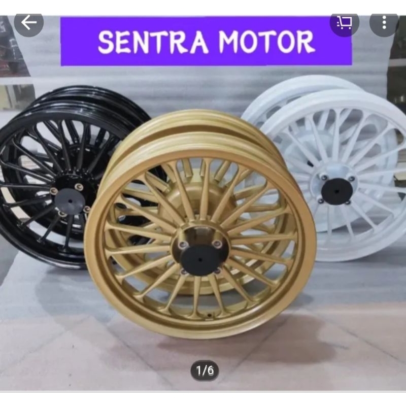 Velg Racing xeon 125 GALAXY 2 copy daytona palang 18 saize 185/215×14
