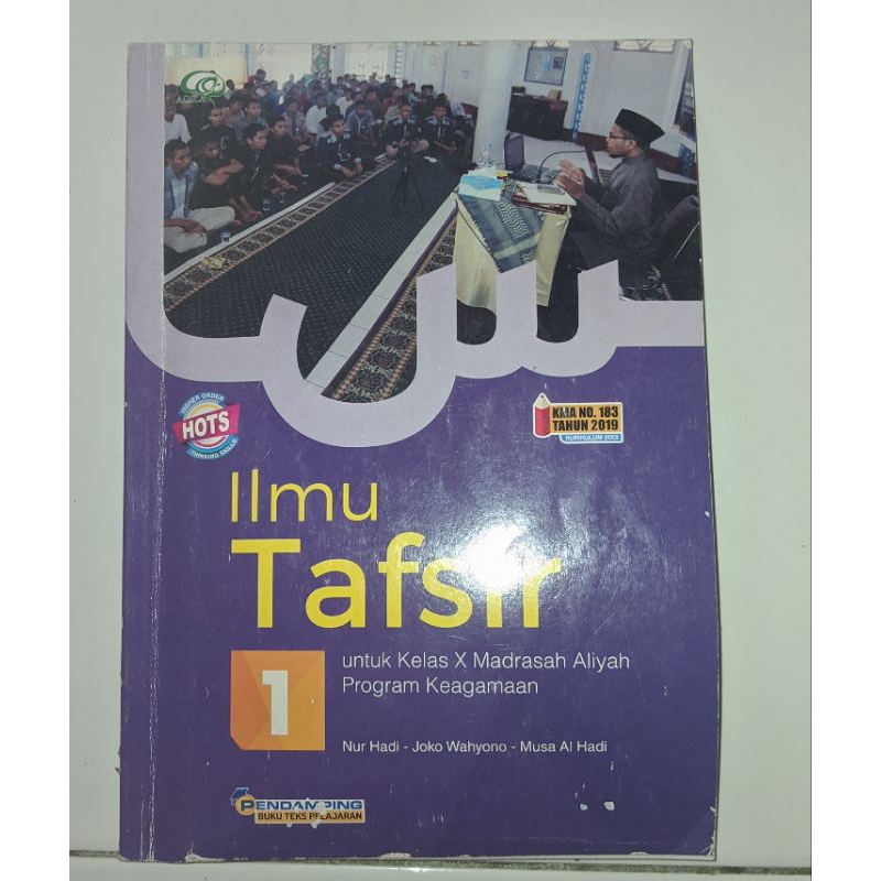 

buku ilmu hadis, ilmu kalam, ilmu tafsir, ilmu akhlak tasawuf, ushul fikih kelas X K13