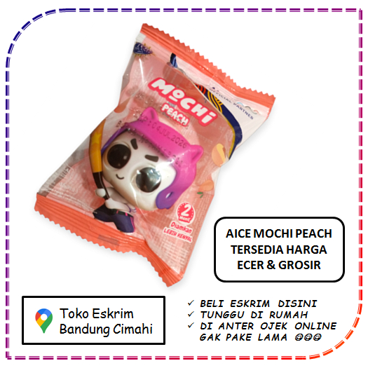 

Es Krim Ice Cream Eskrim Aice Mochi Peach Bandung Cimahi