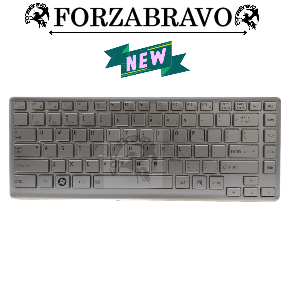 keyboard For Toshiba Satellite T230 T235 T235D Pro T230 T230D Silver (NEW Bergaransi)