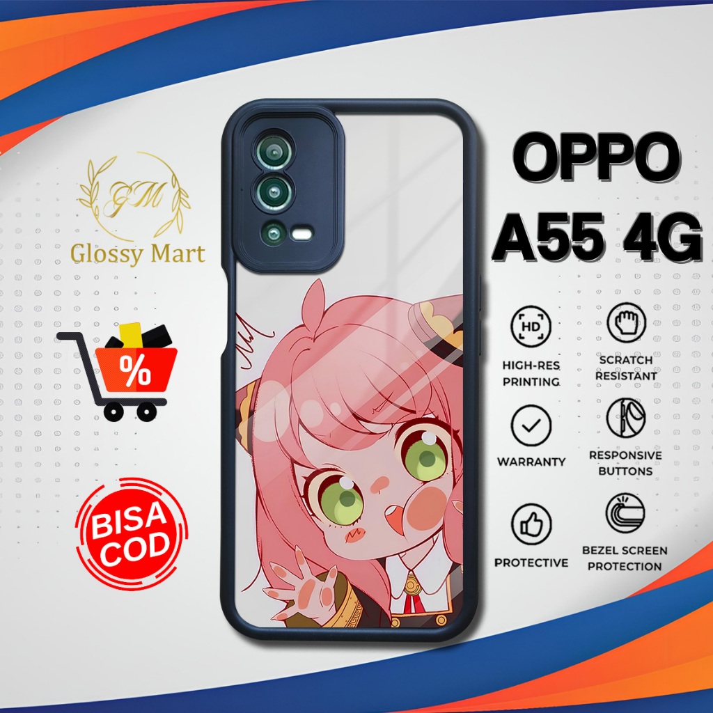 Case Oppo A55 4G Terbaru - Oppo A55 4G  - Motif Kawai Girl Anime - Sotfcase Hardcase glossy - Casing