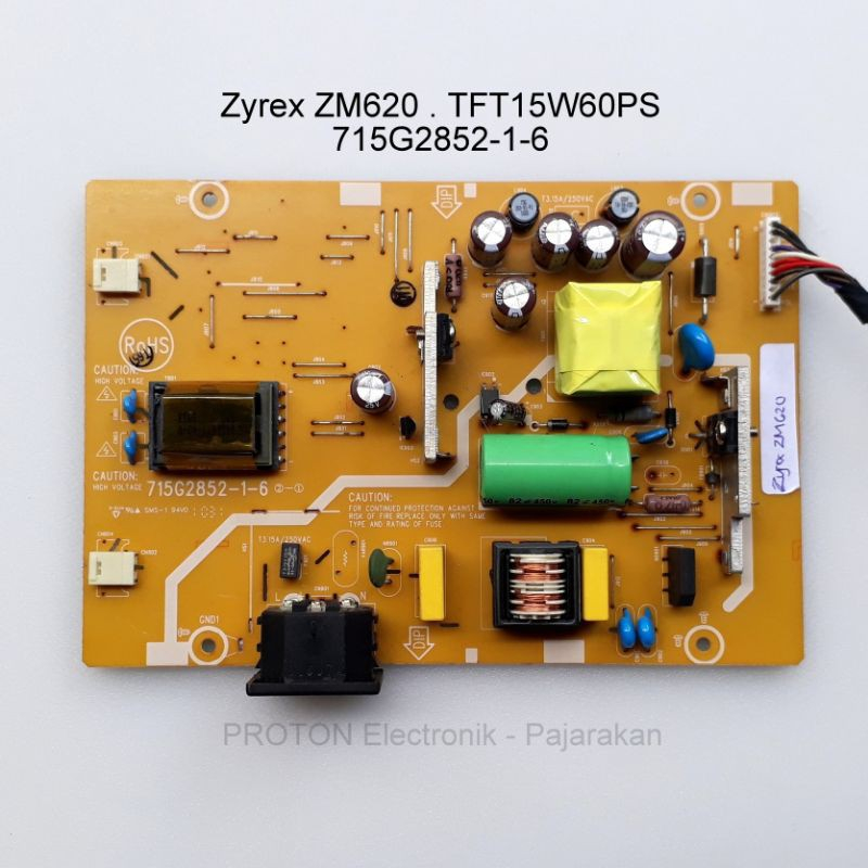 PSU LCD Monitor Zyrex ZM620 GTC TFT15W60PS AOC 1619SW L1961WA 931Sn 931SWL L2061WA GTC LD600WNT TFT1