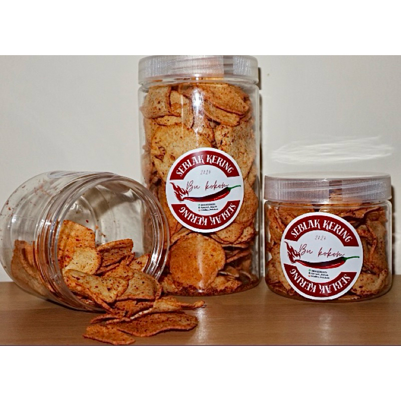 

Basreng - Bakso Goreng kering Bu Kokom 1 toples besar ukuran 1L