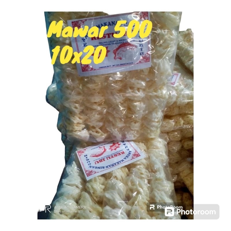 

kerupuk mawar putih isi 20pcs enak dan gurih