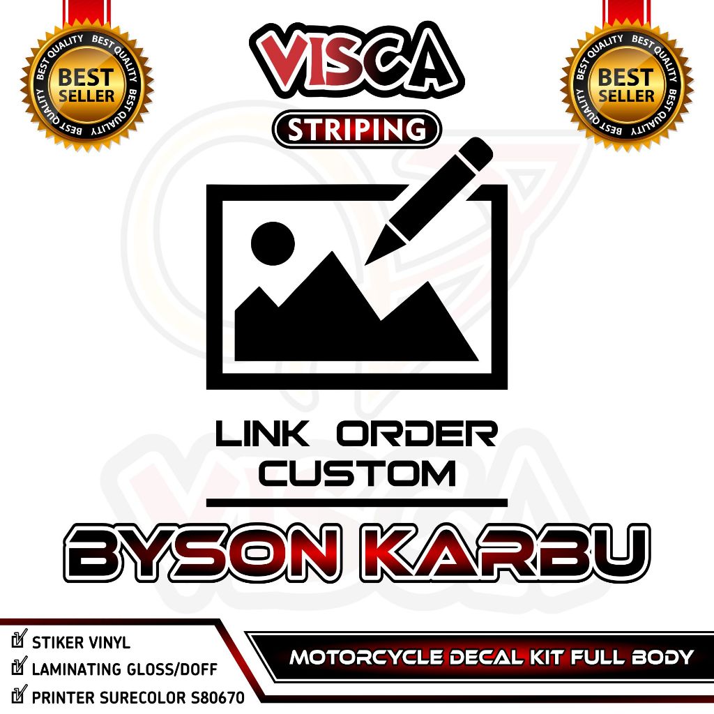 Decal Byson Karbu Full Body / Desain Custom Suka Suka / Request Desain / Request Nama