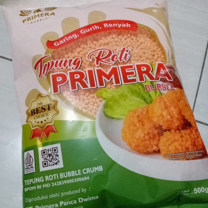 

TEPUNG ROTI PRIMERA BUBBLE CRUMB pack 100 gram