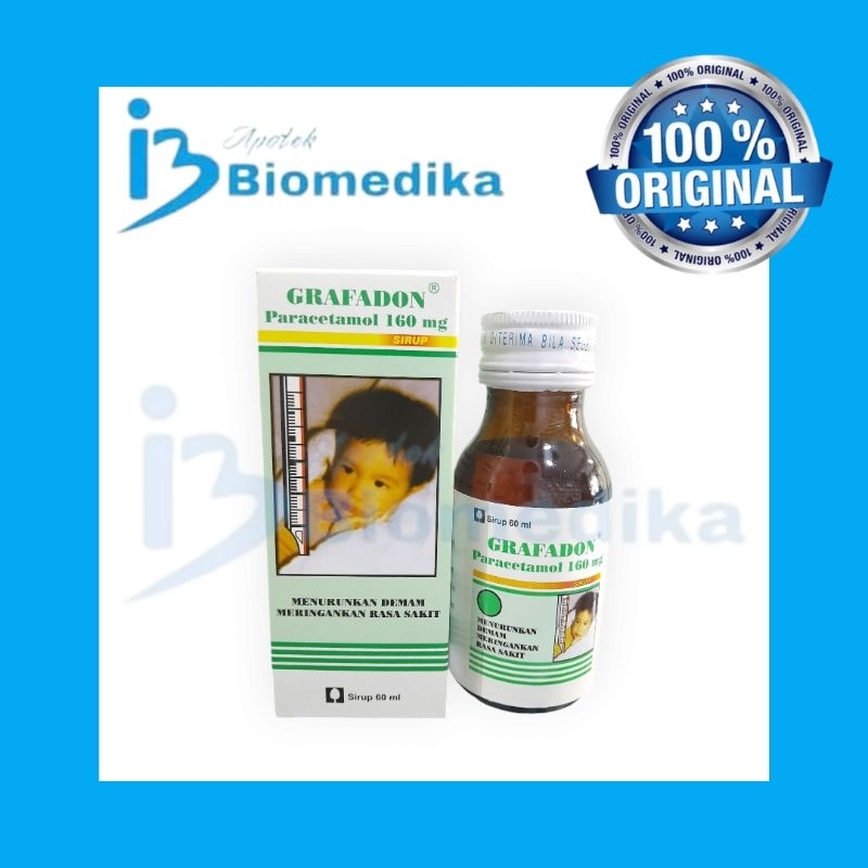 Grafadon Sirup 60 ml Obat Demam Anak