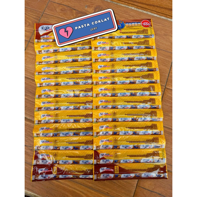 

Gery Pasta coklat 500 1 renteng isi 12pcs