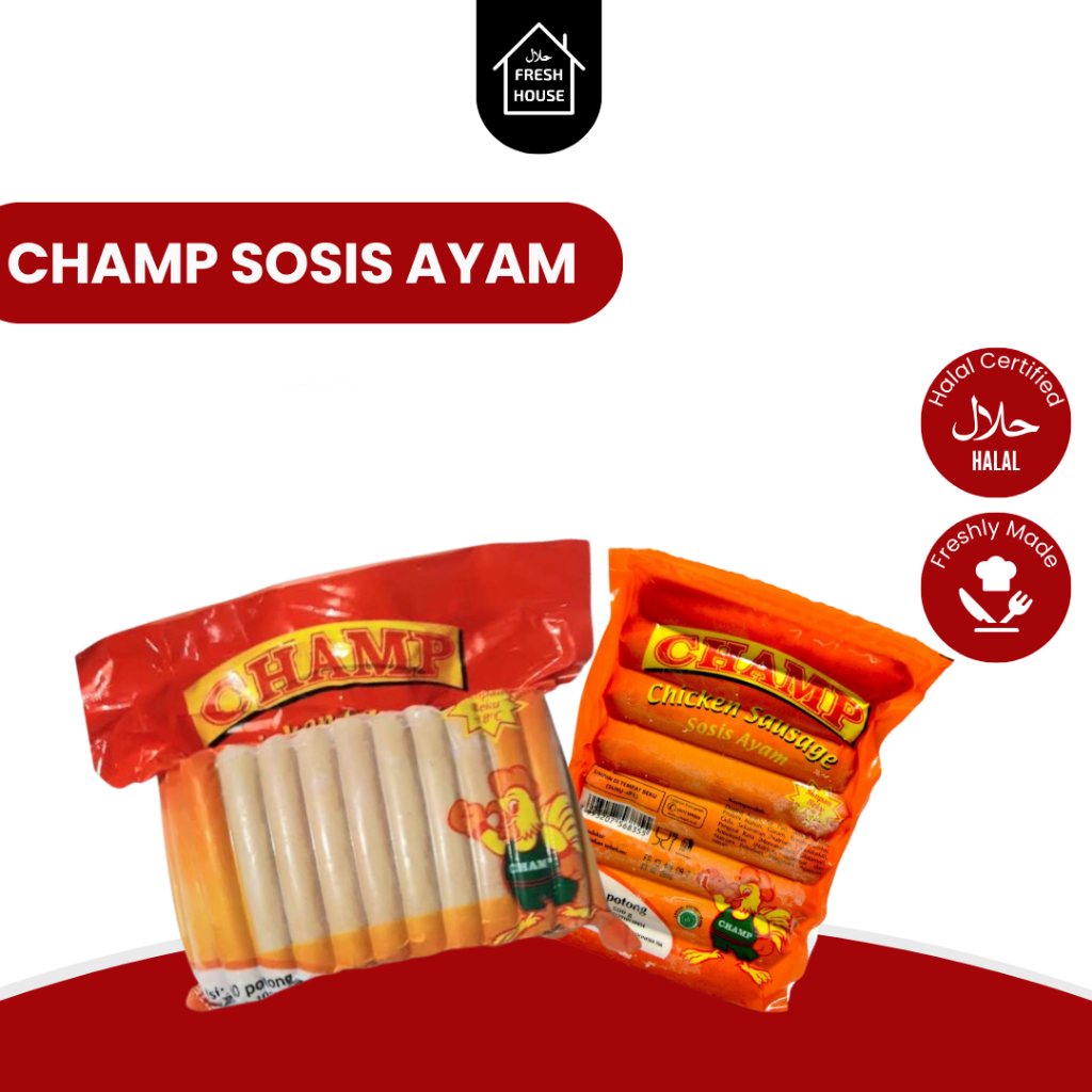 

SOSIS AYAM CHAMP 375GR DAN 1KG