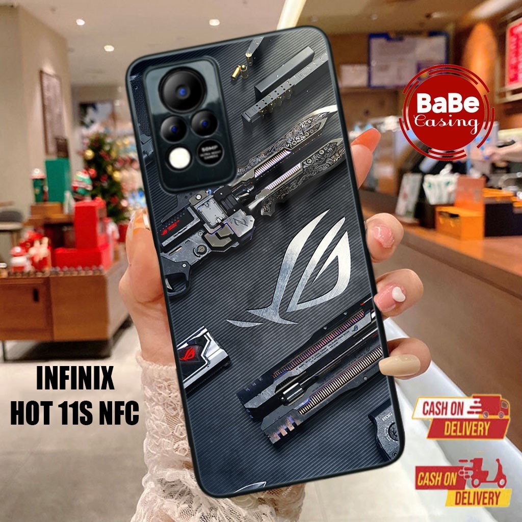 Babe Case Infinix Hot 11S Nfc Terlaris Motif Rog Casing Infinix Hot 11S Nfc Bahan Hardcase Softcase 