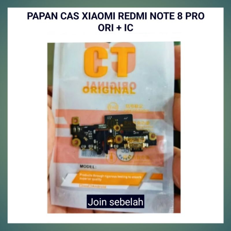 PAPAN CAS XIAOMI REDMI NOTE 8 PRO ORIGINAL IC PCB KONEKTOR CHARGER REDMI NOTE 8 PRO
