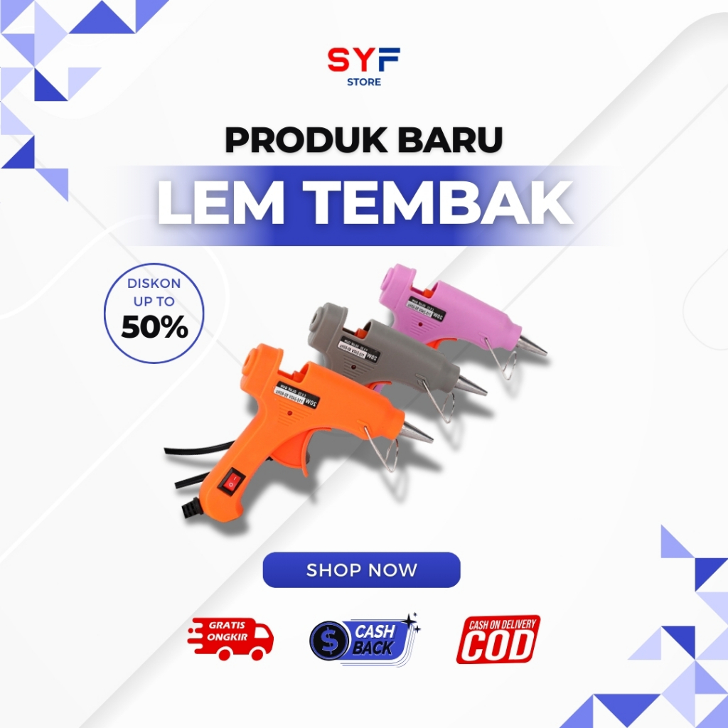 

Alat Lem Tembak Kecil / Glue Gun ON OFF EX-20W