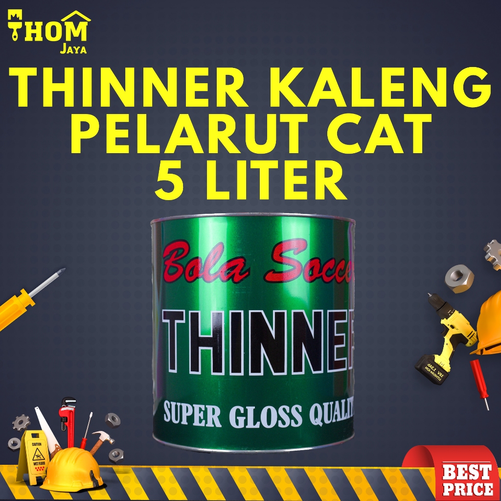 THINNER KALENG / THINNER CAT / CAIRAN PENGENCER CAT / TINER KALENG - 5 LITER