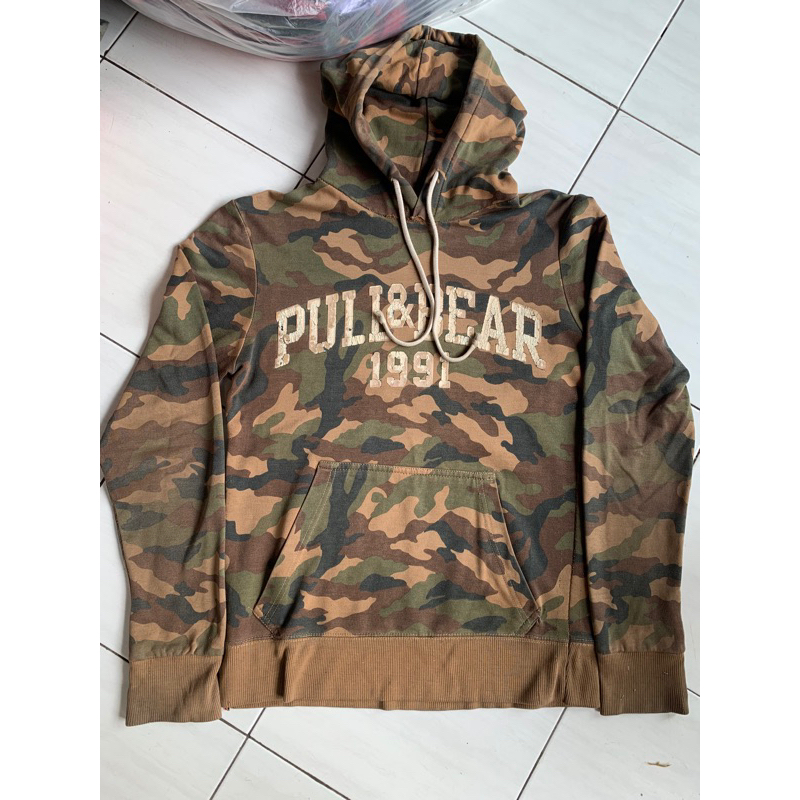 HOODIE PULL&BEAR 1991 ARMY CAMO ORIGINAL