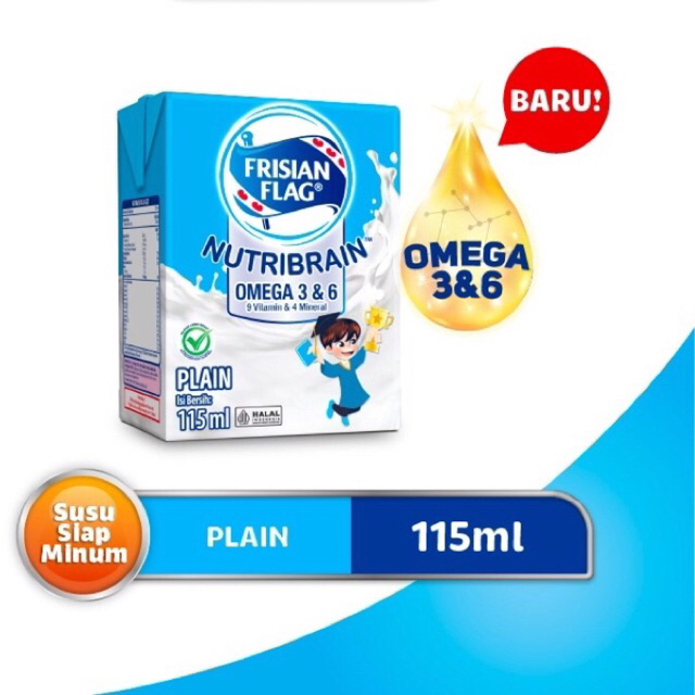 

Frisian Flag Omega Susu UHT Plain 115ml ( 1 pcs )