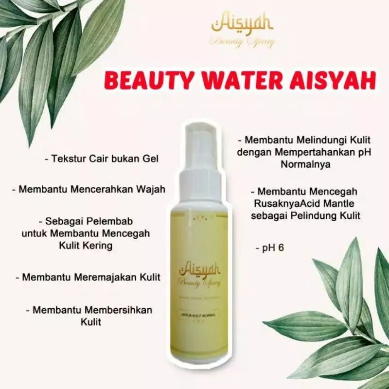Aisyah Beauty Spray Face Mist Zam-zam