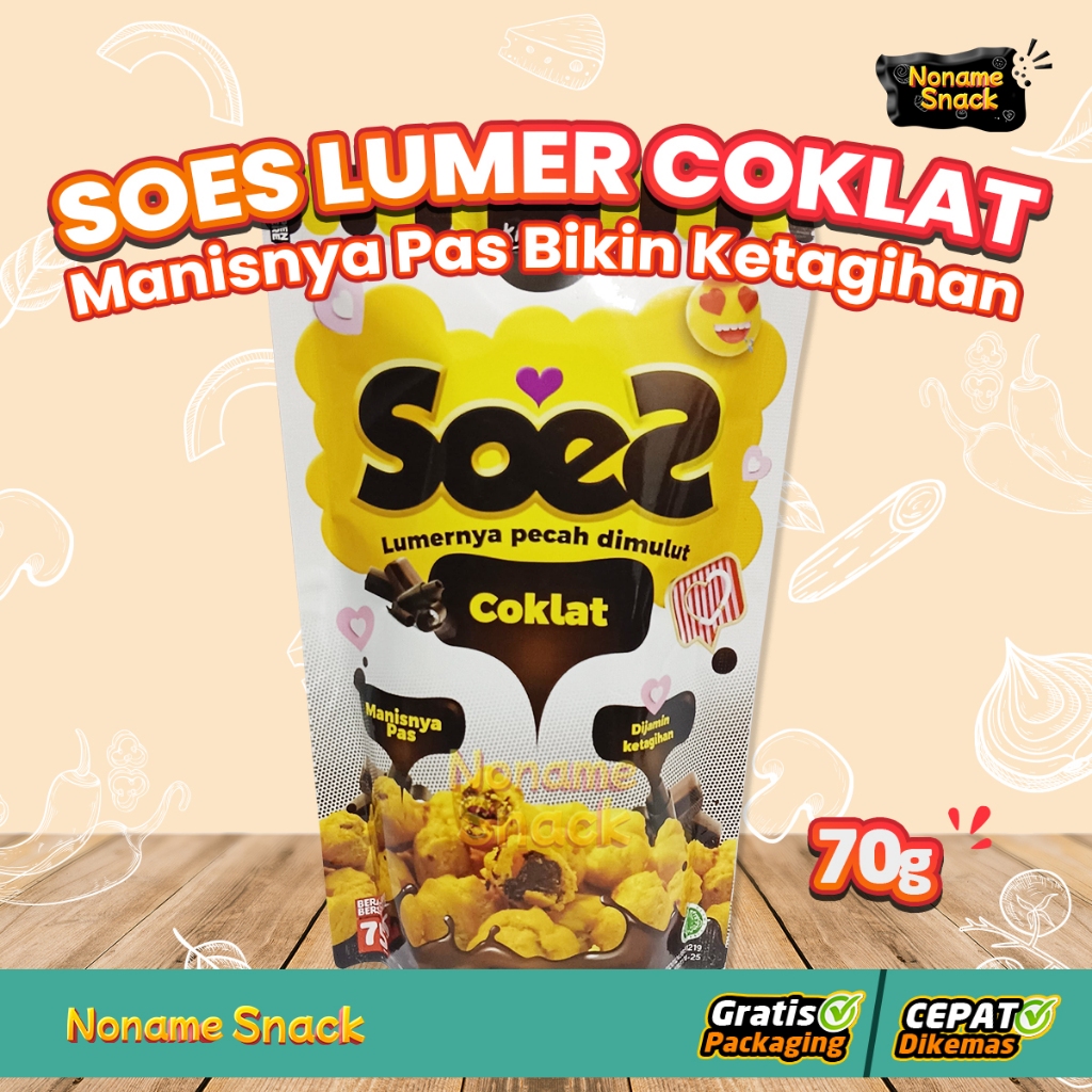 

Soes Coklat Lumer Kue Sus Kering Cokelat 75 gr