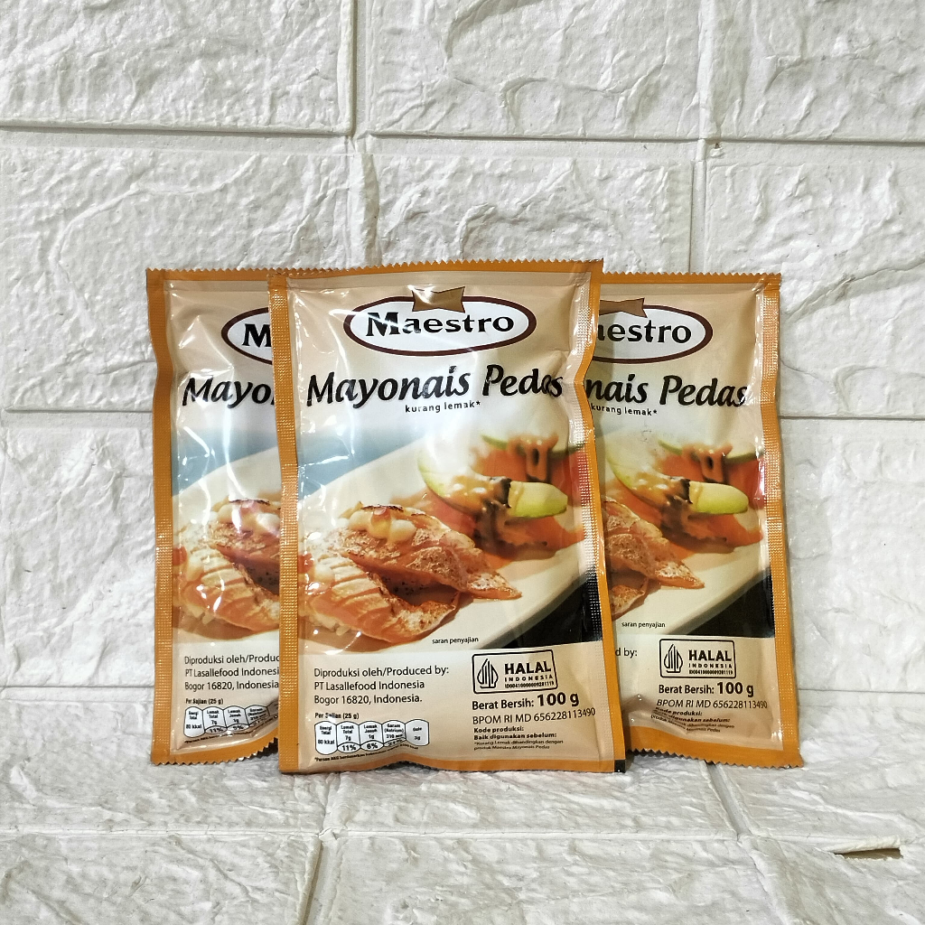

Maestro Mayonais Pedas 100gr Free Bubble Wrap dan Dus Tebal