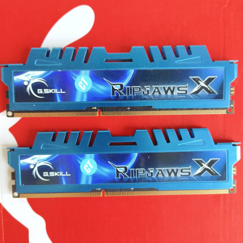 RAM GAMING G.SKILL 16GB KIT 2X8GB PC3-12800 DDR3 RIPJAWS X BIRU LOGDIMM