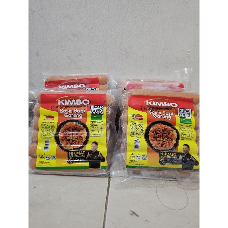 

Kimbo Sosis Sapi Goreng Isi 12 pcs 372 gr