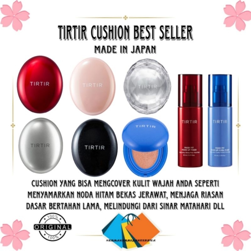 READY STOCK!!! TIRTIR CUSHION EDISI JAPAN ORIGINAL/TIRTIR/CUSHION TIRTIR