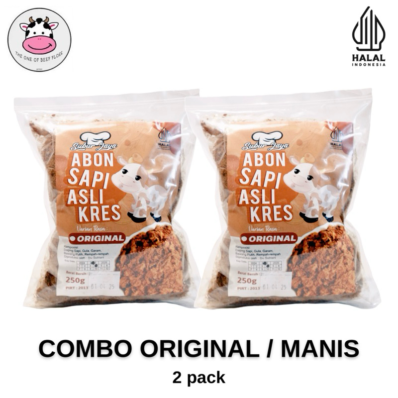 

COMBO Abon Sapi Asli Juara (Kemasan Baru)