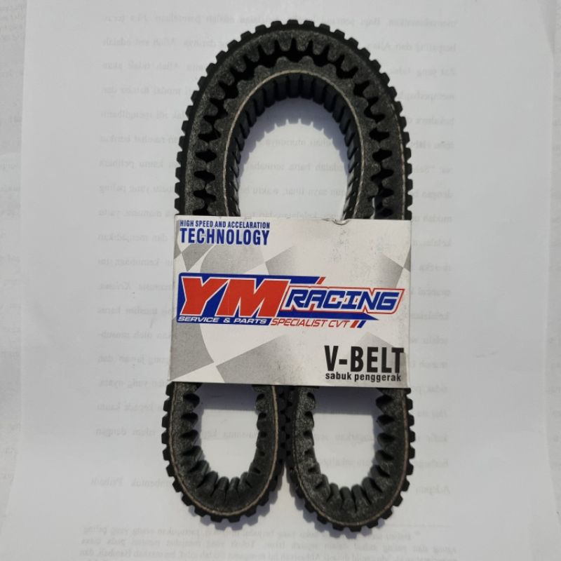 VANBELT KOJA (V-BELT) YM RACING FOR BEAT NEW/ DELUXE/ SCOOPY 2020-2022/ GENIO/ ADV