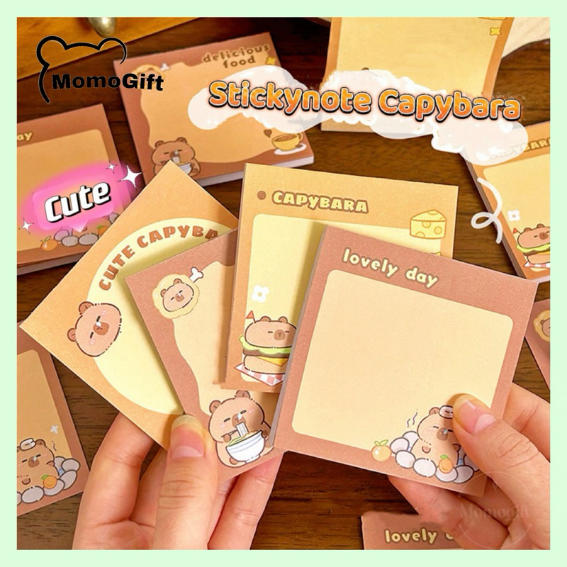 

Sticky Notes Notebook Notepad Memo Kertas Lucu Motif Kapibara MP09