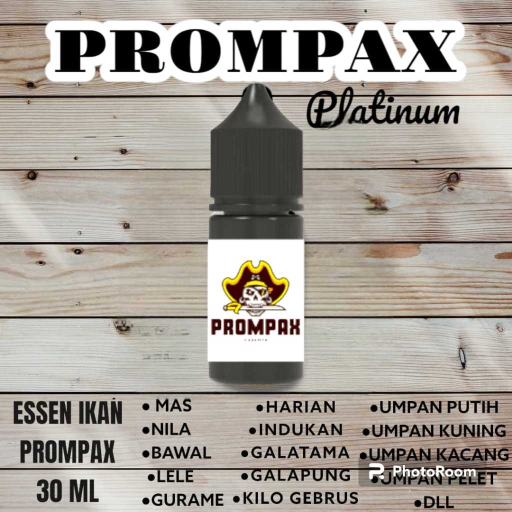 ESEN PROMPAX 30 ML | Essen Ikan Mas Nila Tombro Tawes Lele Mujair | Cairan Umpan Mancing PATIN BAWAL