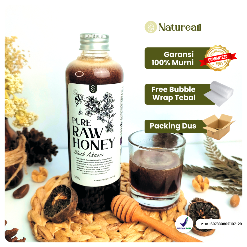 

Madu Hutan Murni Akasia 350 Gr Raw Honey Asli Natureall
