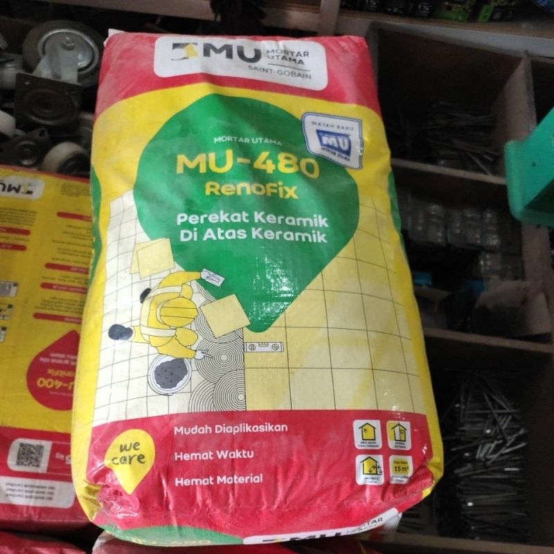 MU 480 perekat keramik atas keramik