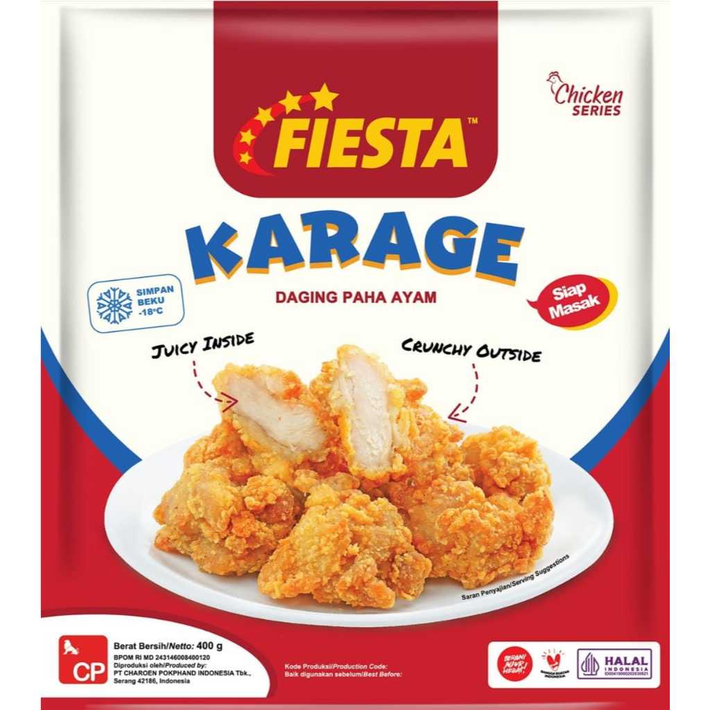 

RB Fiesta Karage Frozen Daging Ayam 400 gr
