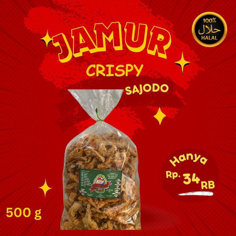 

JAMUR CRISPY SAJODO