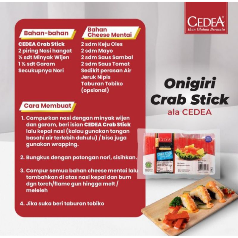 

CEDEA CRABSTICK 250GRAM