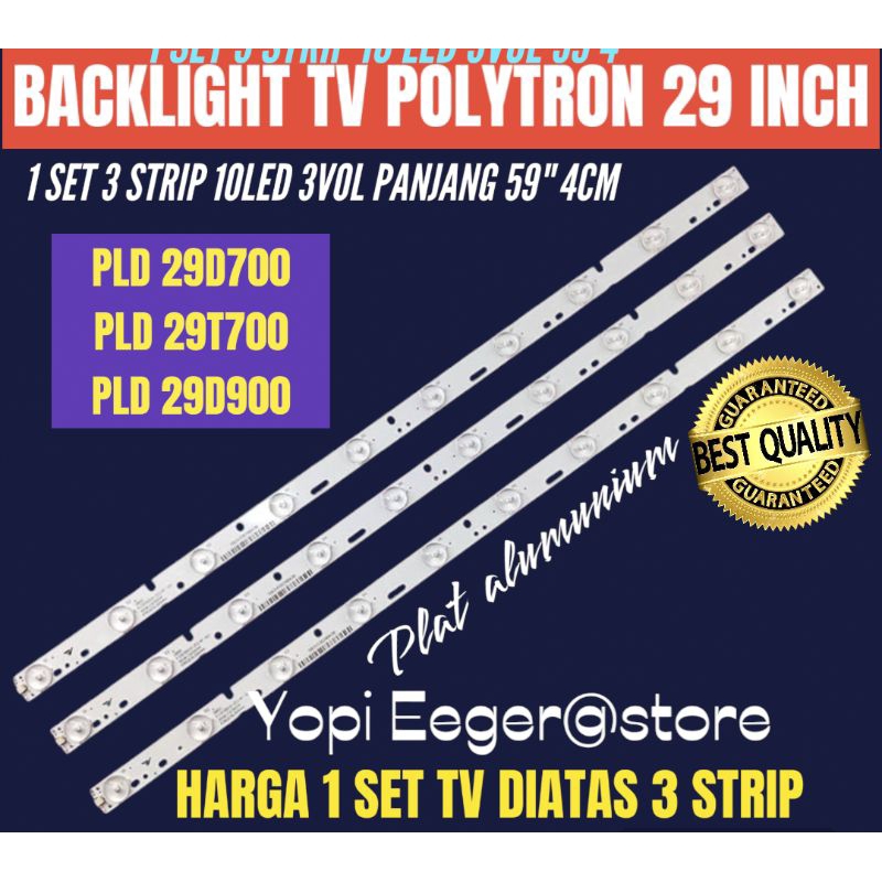 BACKLIGHT TV LCD LED POLYTRON 29 INCH PLD29D900- PLD29D700- PLD29T700 BACKLIGHT TV POLYTRON 29 INCH