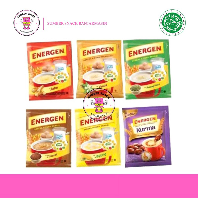 

Energen Sereal & Susu Renceng (Isi 10/Renceng) (4 Varian Rasa)