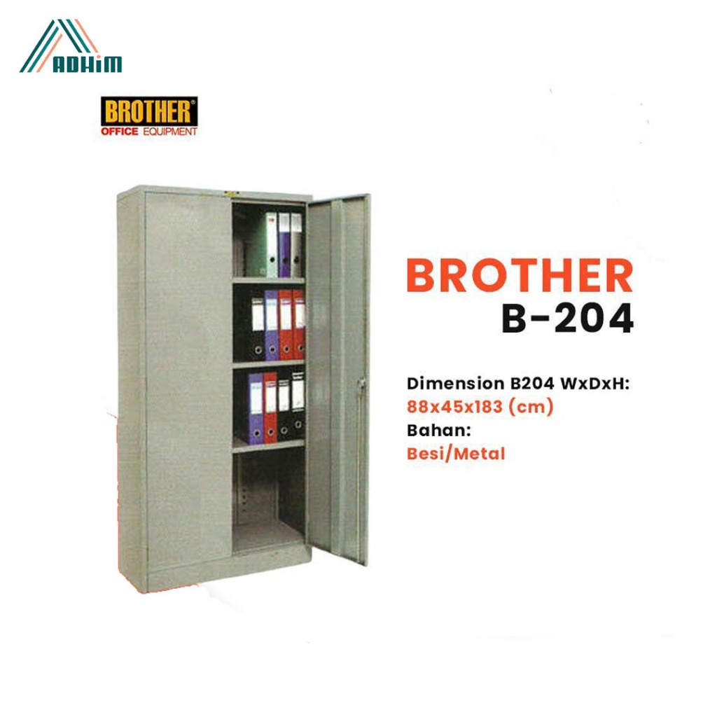 Brother Almari Tinggi B-204 2 Pintu Ayun (Office Equipment)
